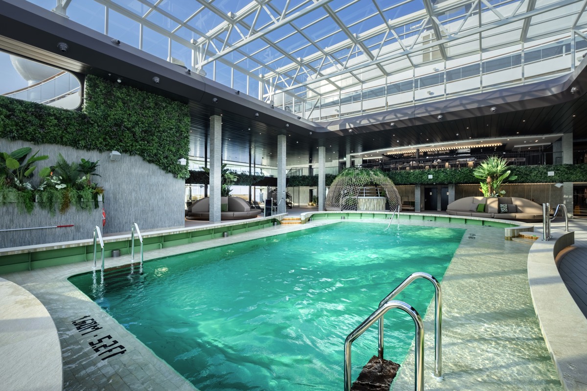 Msc Cruises Msc World Europa Botanic Garden Pool   Ivan Sarfatti And Msc Rights 1