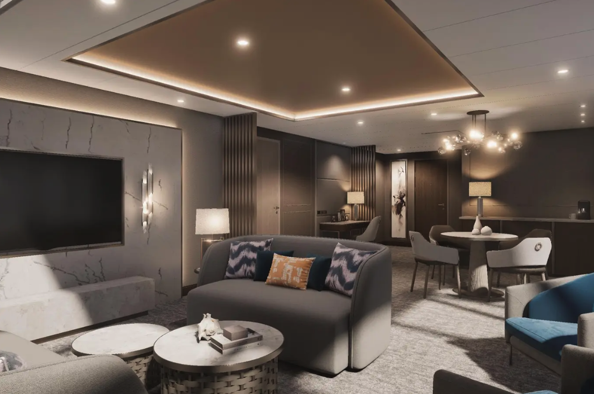 Silversea, Silver Endeavour Master Suite 1.png