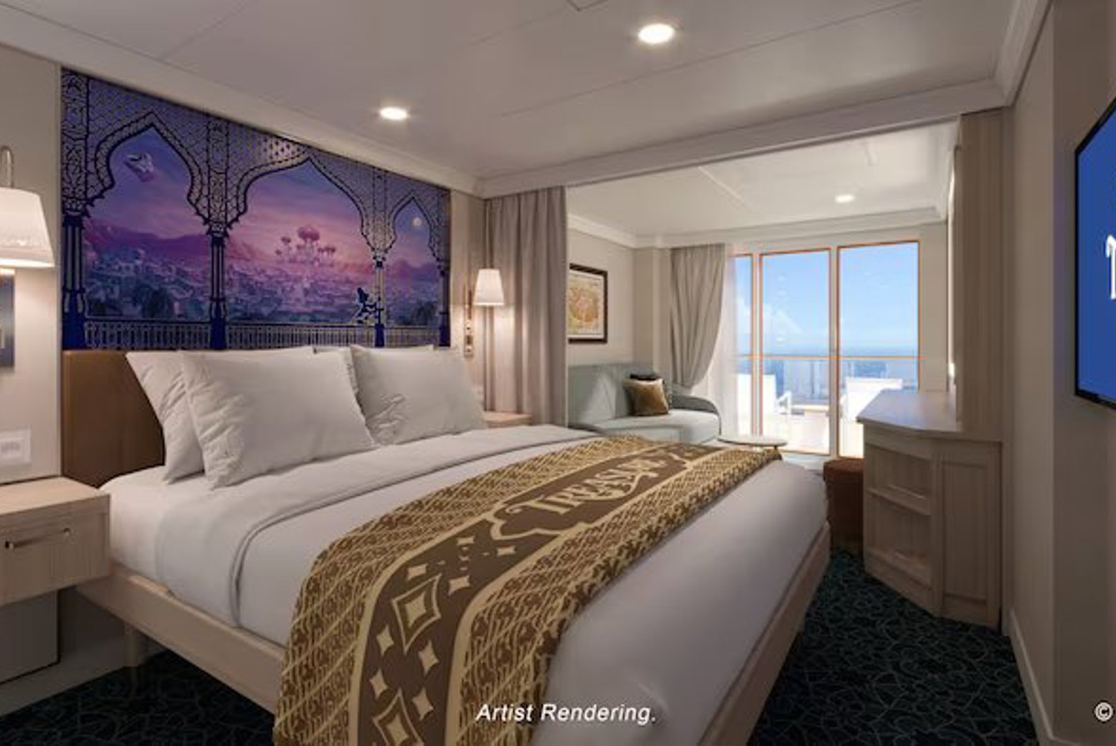 Deluxe Oceanview Stateroom with Verandah