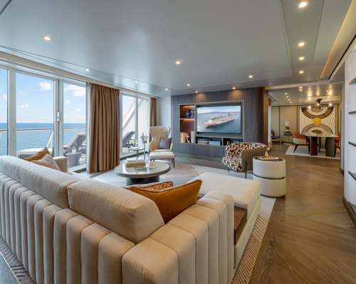 NCL Joy Haven Premier Ownrs Suite H2 Livingroom 3041