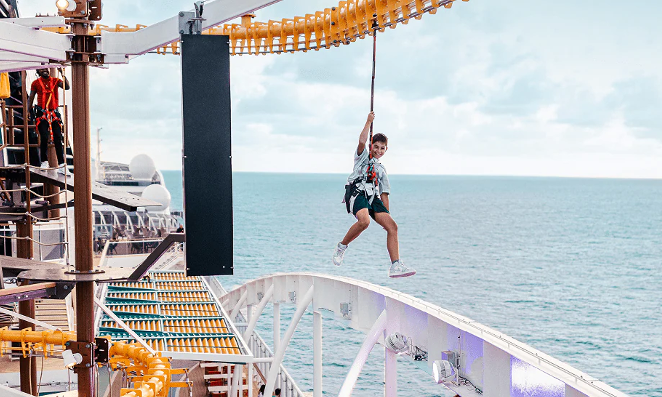 Msc Cruises Msc World Atlantic High Trail Ropes Course ©Msc Cruises