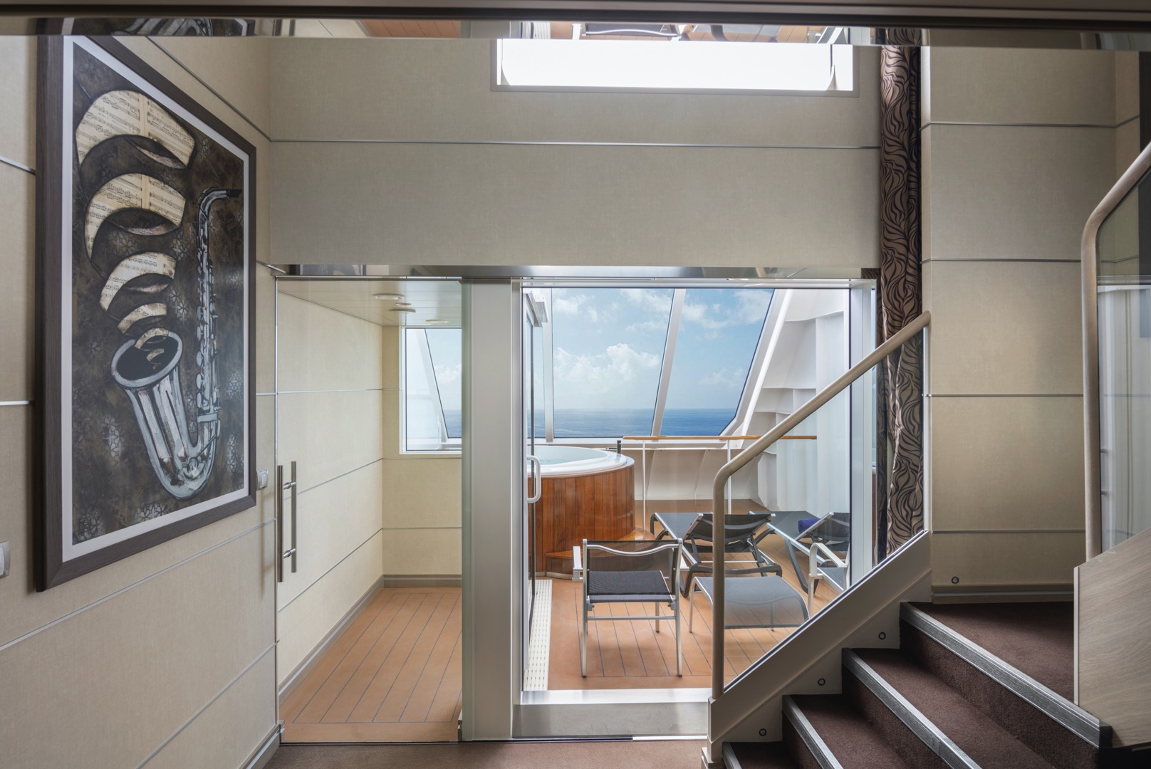 MSC Yacht Club Duplex Suite with Whirlpool