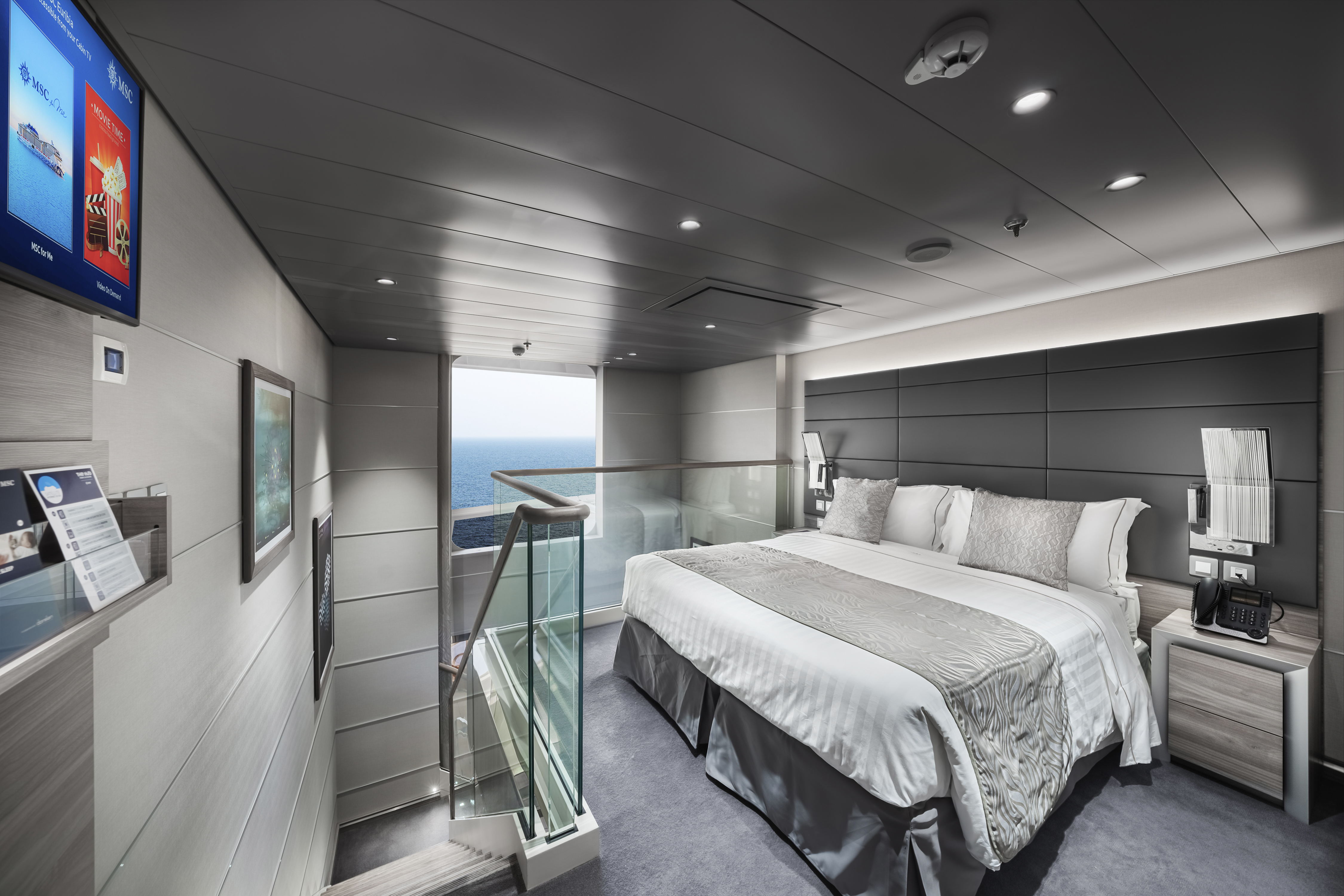 MSC Yacht Club Duplex Suite with Whirlpool