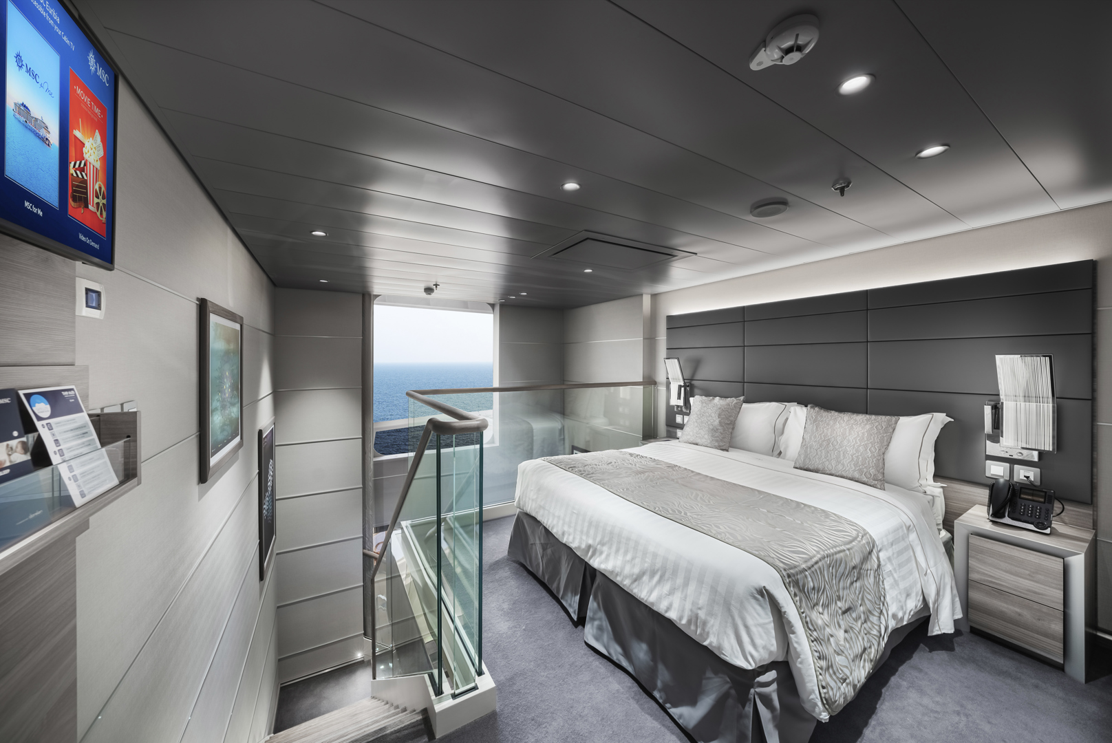 MSC Yacht Club Duplex Suite with Whirlpool