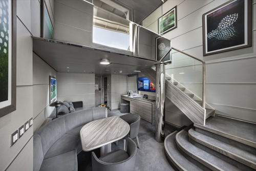 MSC Yacht Club Duplex Suite with Whirlpool