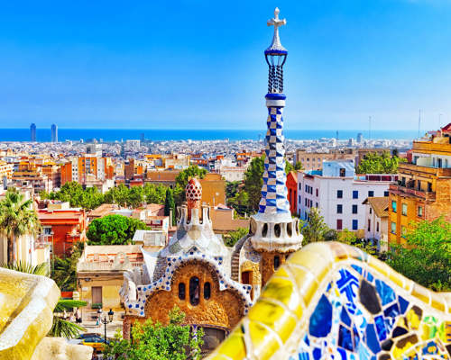 Barcelona, Spain. Fly to UK
