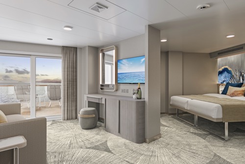 Aft-Facing Suite with Large Balcony