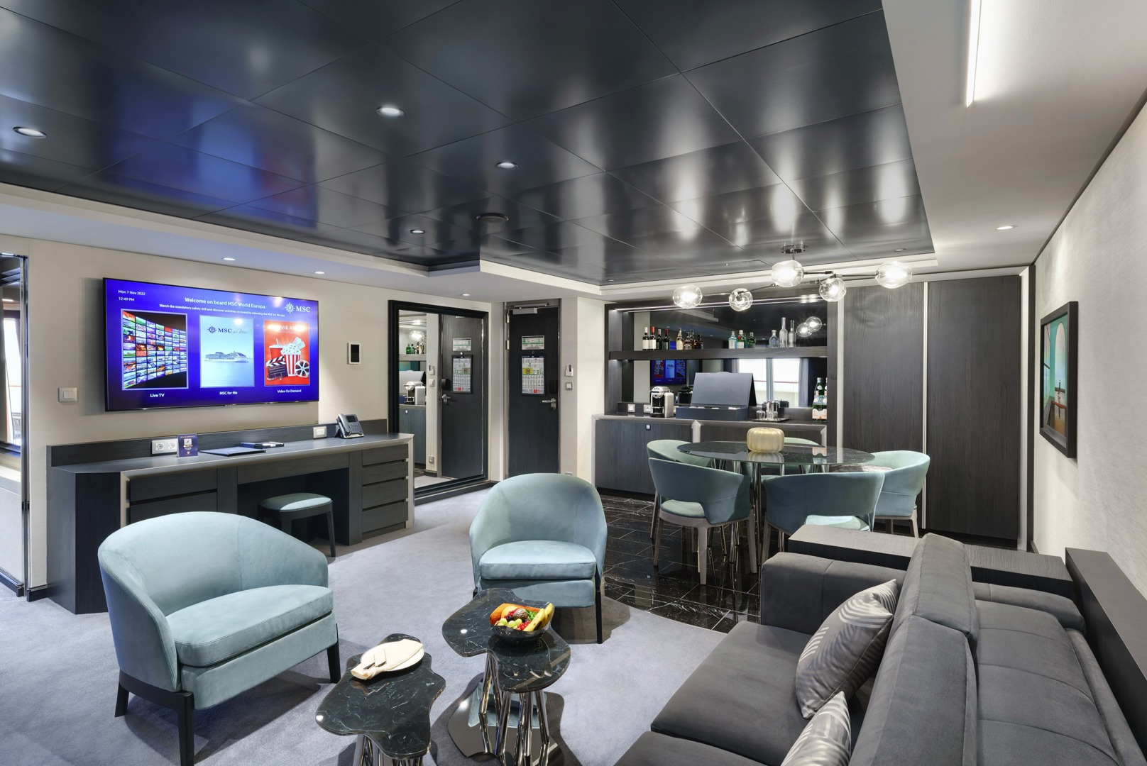 MSC Yacht Club Royal Suite with Whirlpool Bath