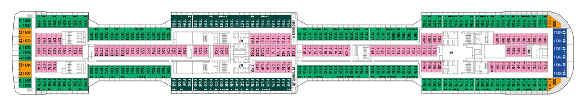 Deck 11 - Bellissima