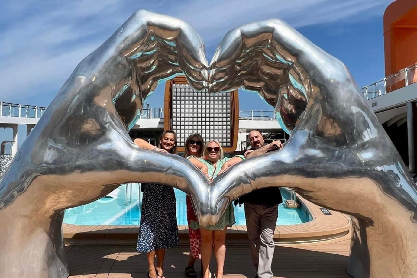 Team Celebrity Apex Ship Visit