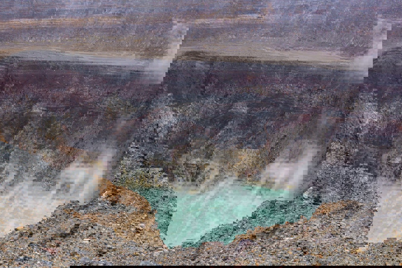 Santa Ana Volcano's crater