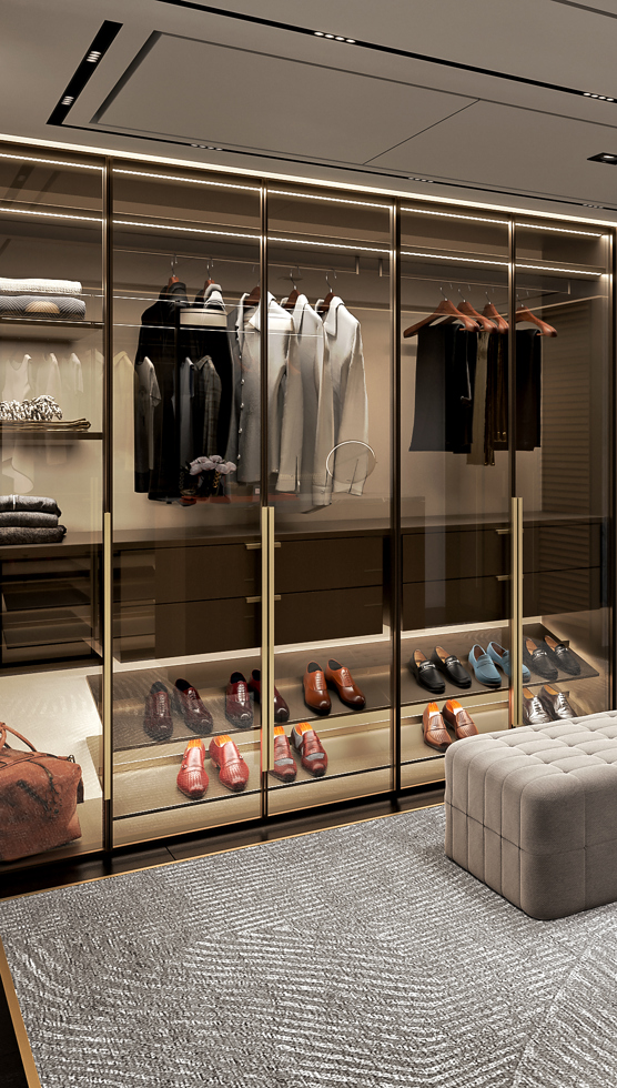 Skyview Regent Suite Walk-in Closet