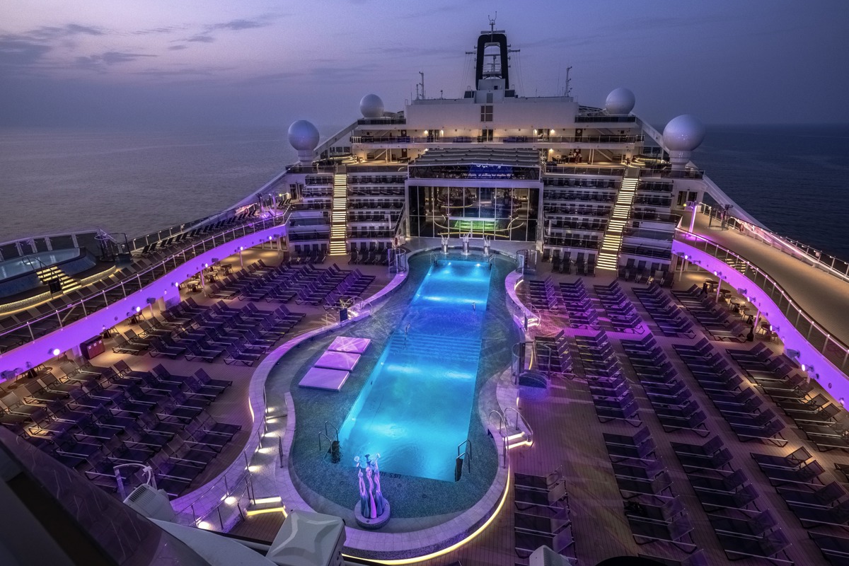 Msc Cruises Msc World Europa La Plage Pool   Ivan Sarfatti And Msc Rights 2