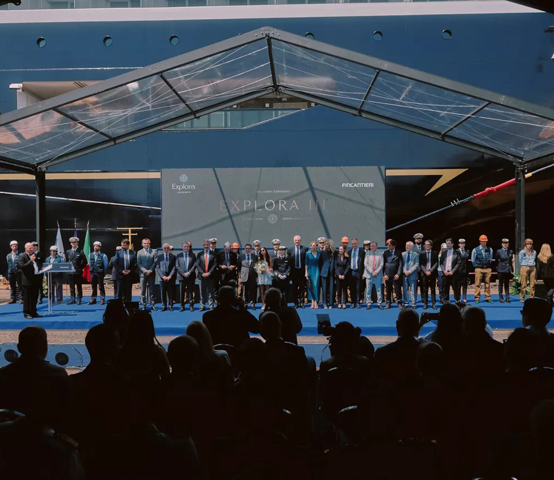 Explora III Delivery Ceremony 