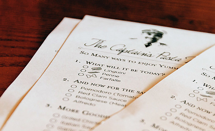 The Captain's Pasta Bar