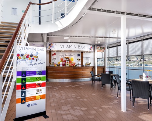 MSC Cruises MSC Lirica Vitamin Bar 1.jpg