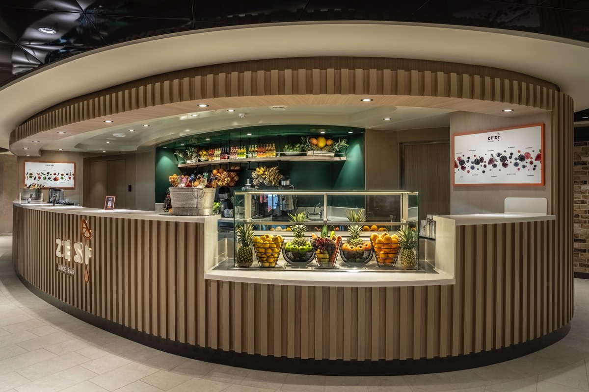 Msc Cruises Msc World Class Zest Juice Bar ©Msc Rights, Ivan Sarfatti 3