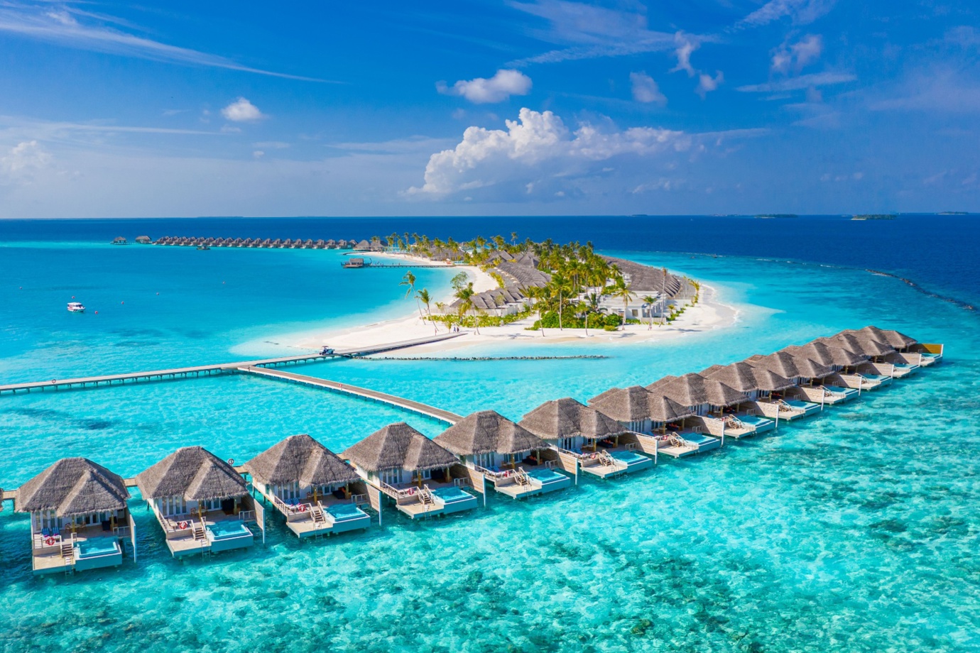 Overwater retreats in Maldives