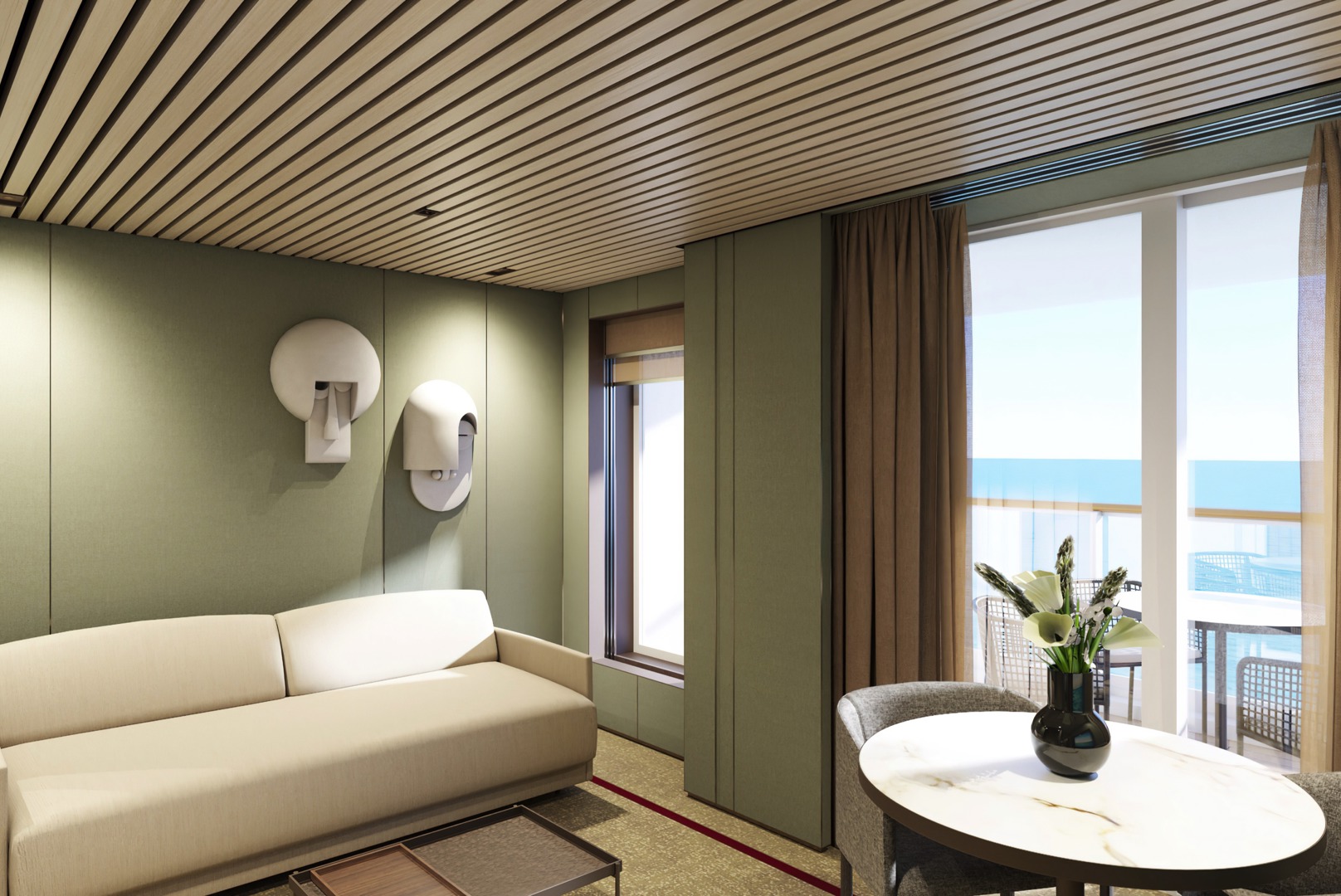 The Haven 2-Bedroom Family Villa with Large Balcony