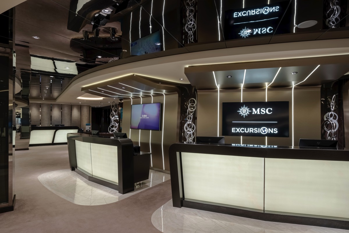 Msc Cruises Msc World Europa World Excursion Desk   Msc Rights And Ivan Sarfatti
