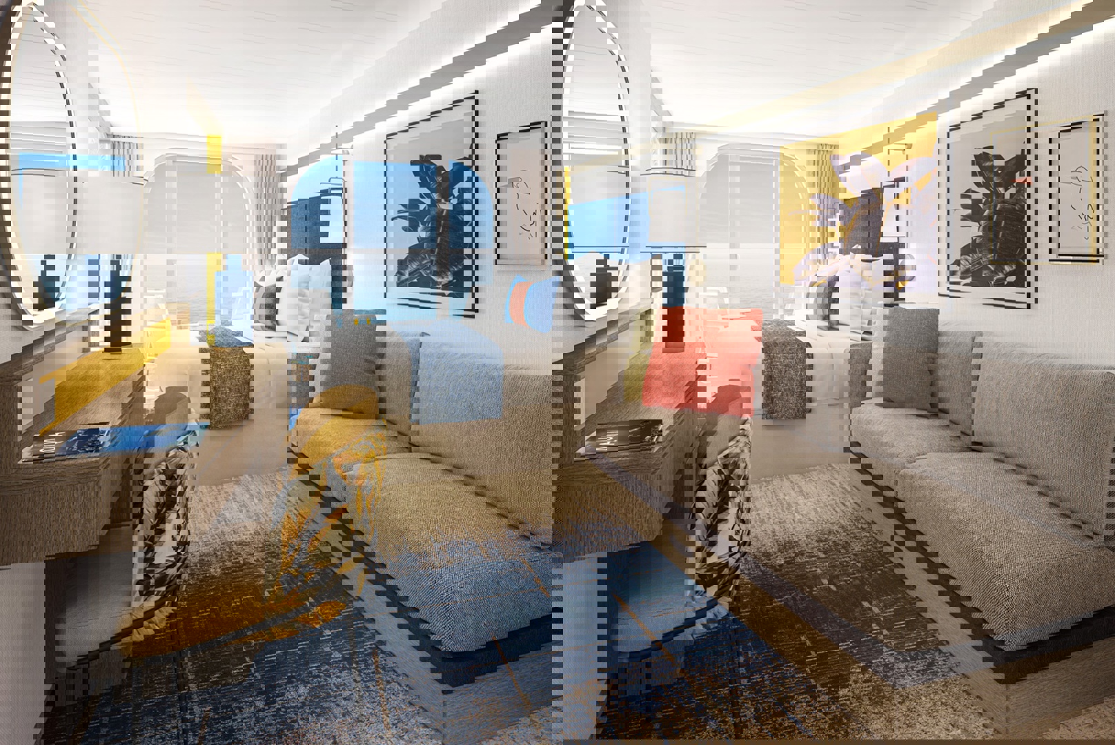 Connecting Ocean View Balcony