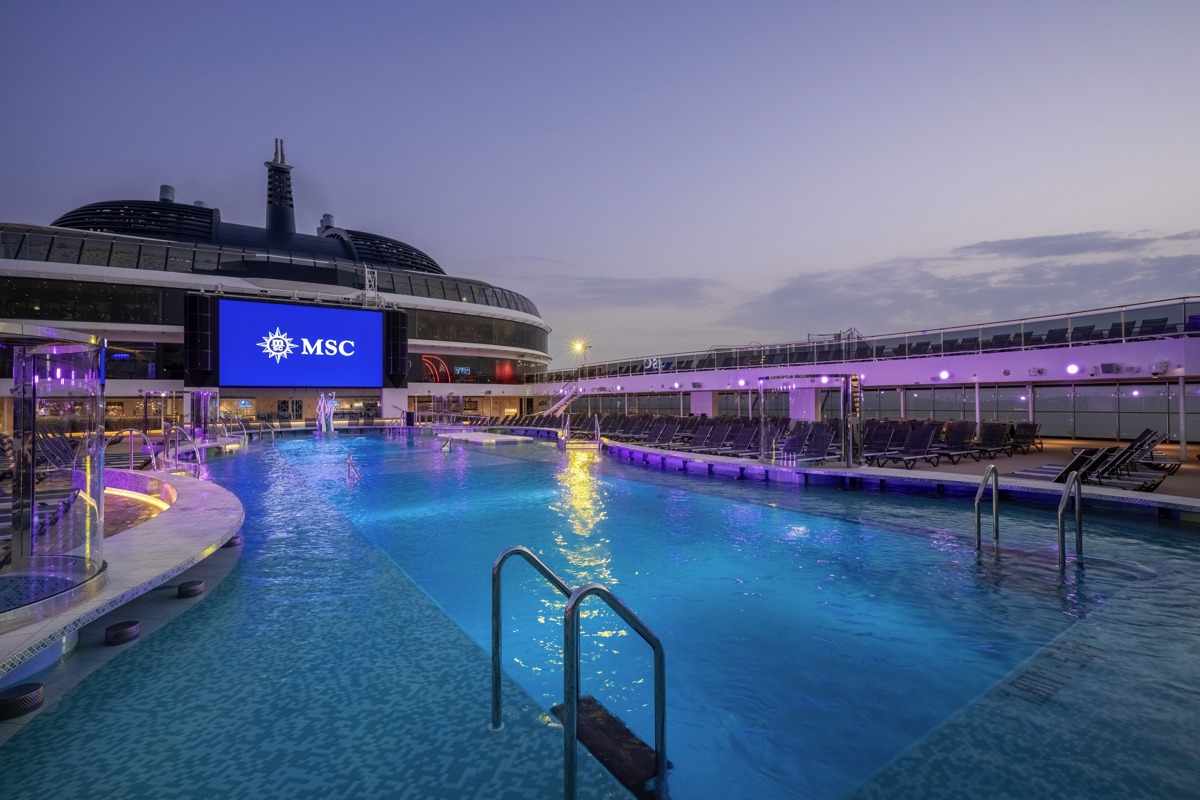 Msc Cruises Msc World Europa La Plage Pool   Ivan Sarfatti And Msc Rights 3