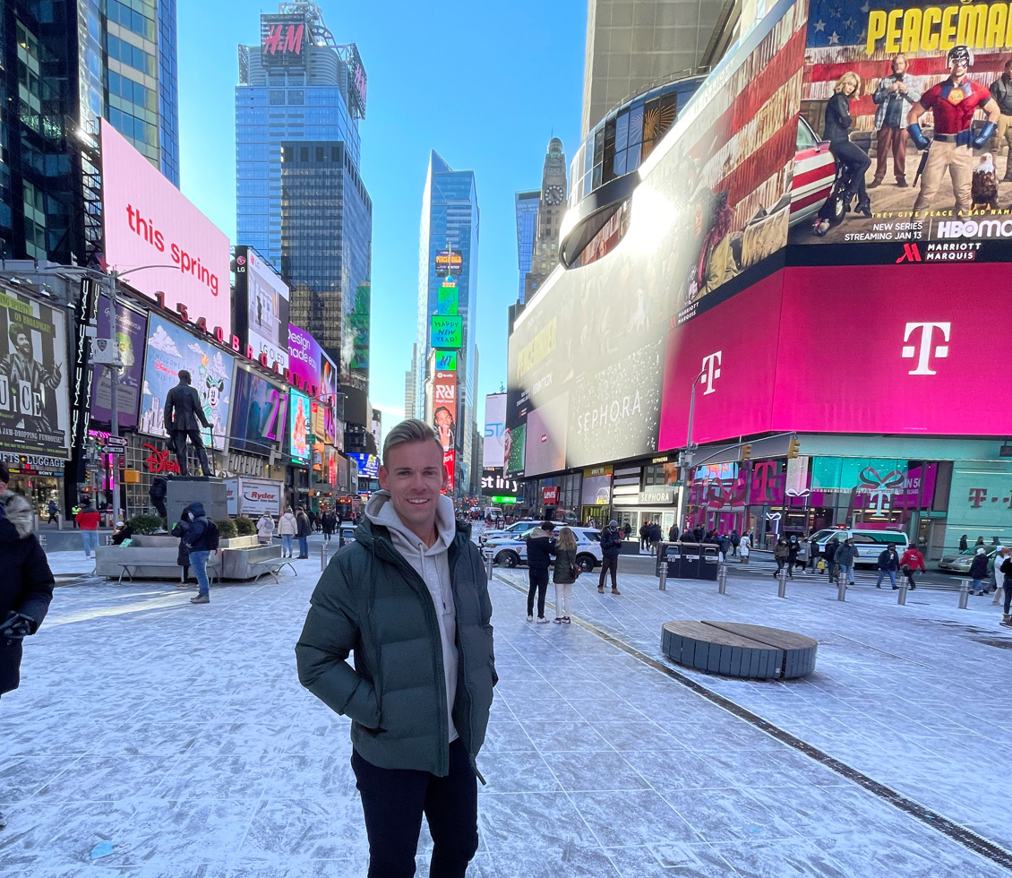 Sam in New York City