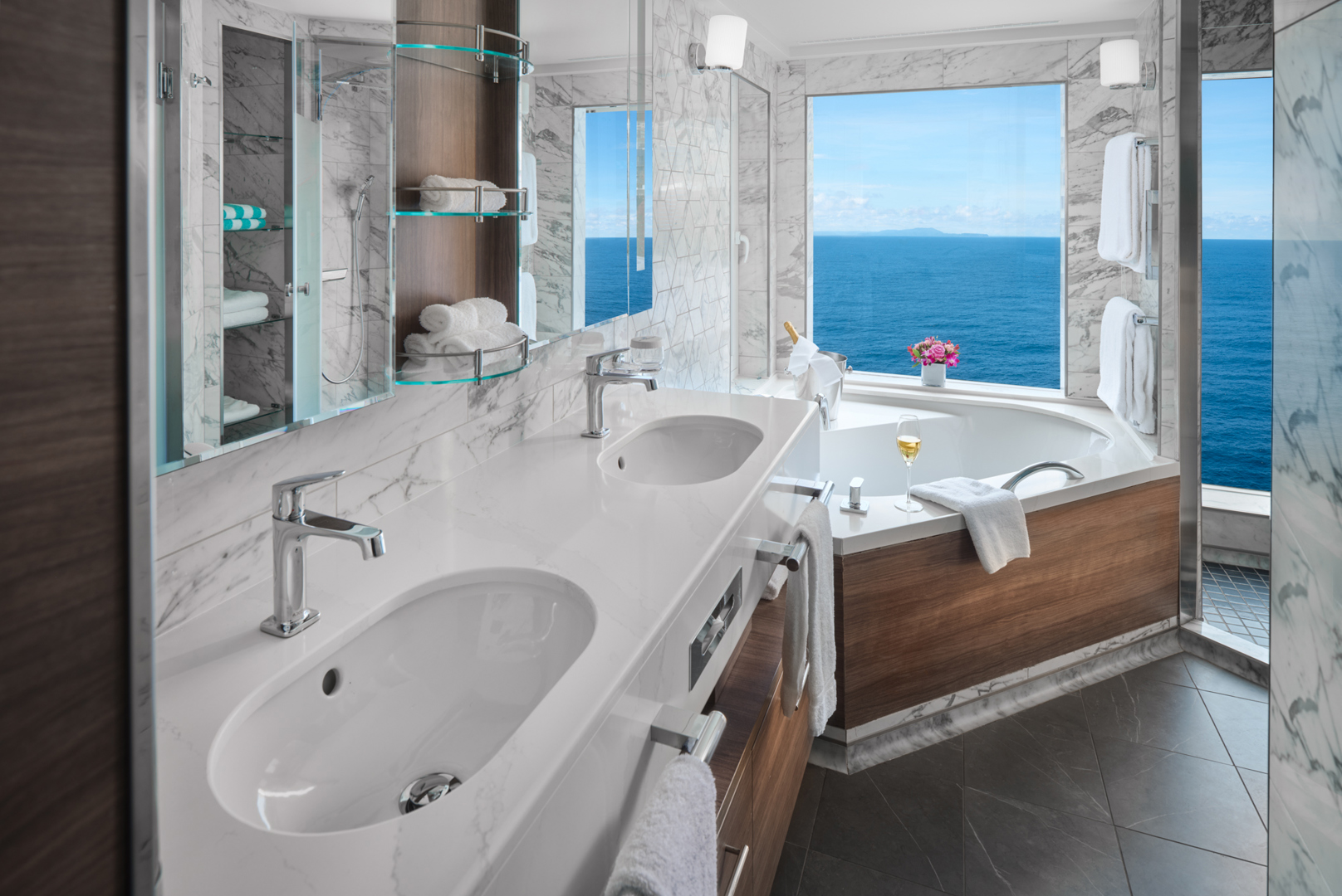 Forward-Facing Deluxe Penthouse with Large Balcony