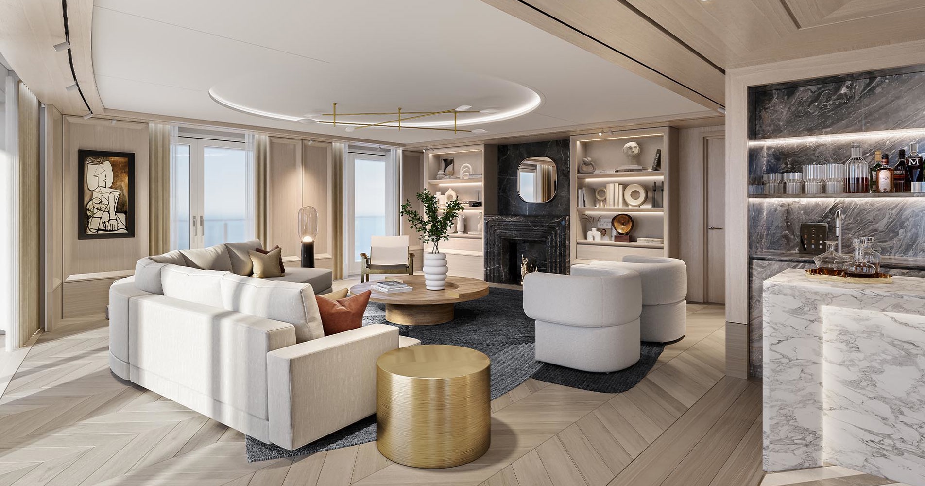 1. High-End, Spacious Accommodations