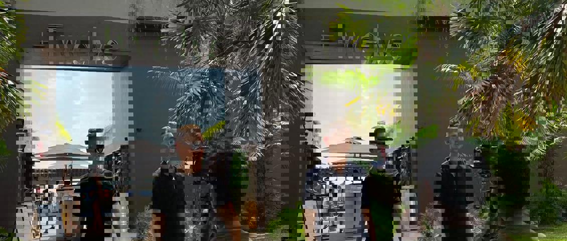 Sam & Dan Filming at Sentosa Island