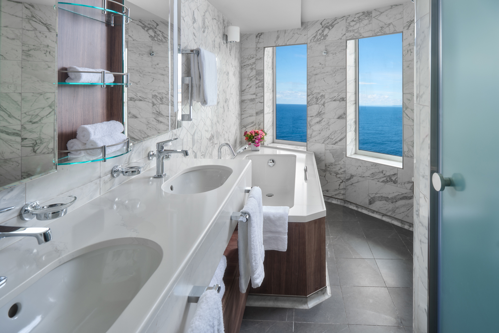 Aft-Facing Owner's Suite with Master Bedroom & Balcony