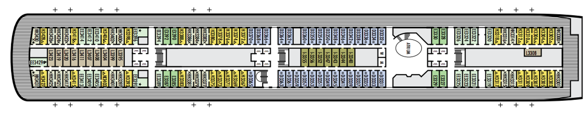 Deck 3 - Lower Promenade