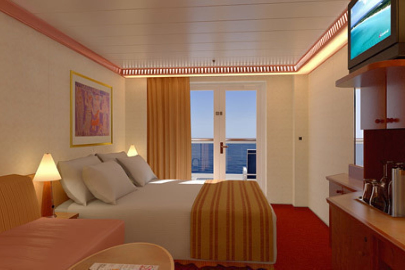 Aft-View Extended Balcony