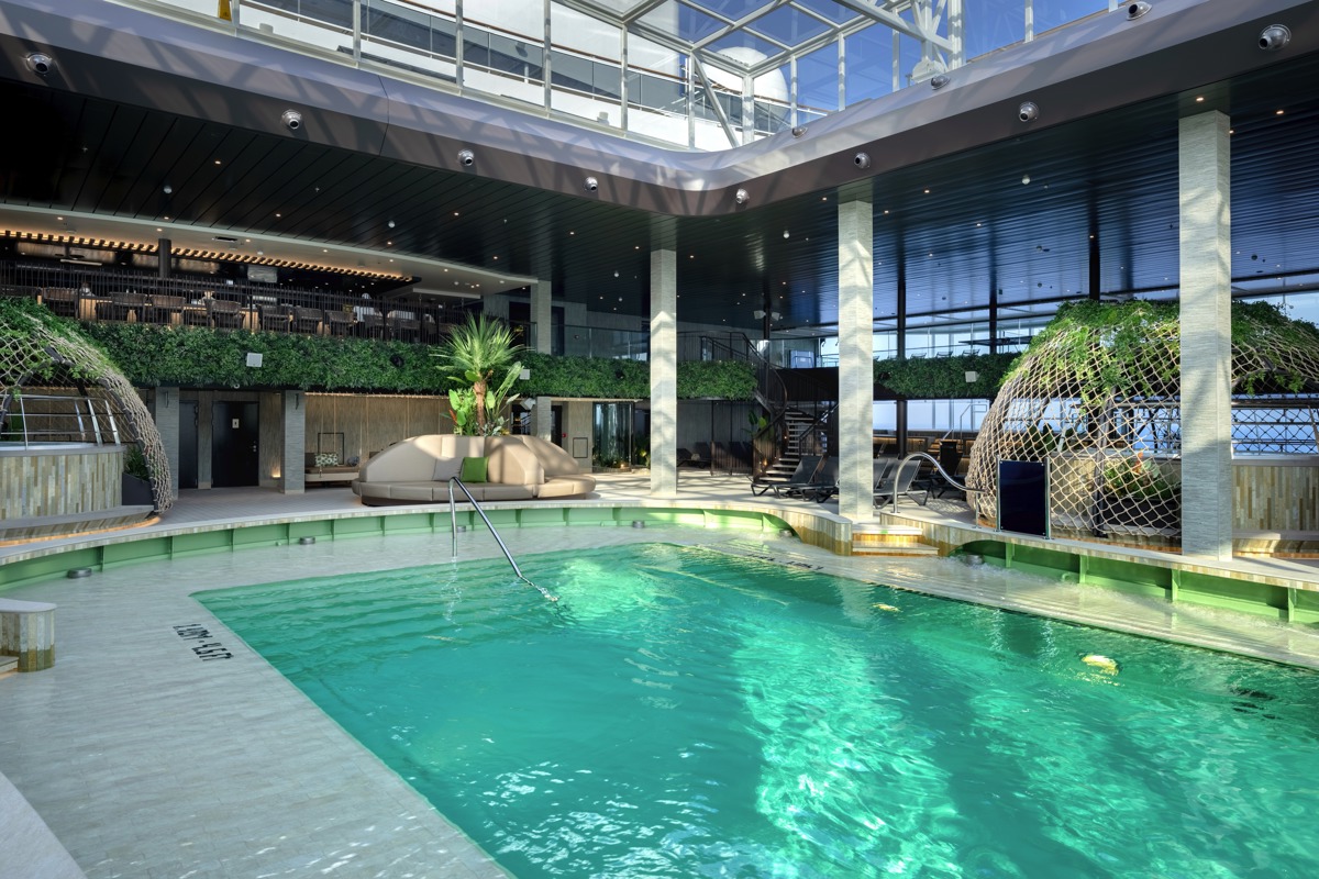 Msc Cruises Msc World Europa Botanic Garden Pool   Ivan Sarfatti And Msc Rights 0