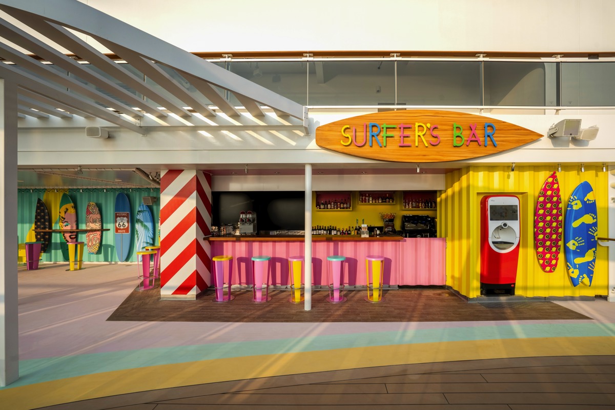 Msc Cruises Msc World Class Surfers Bar ©Msc Rights, Ivan Sarfatti 1