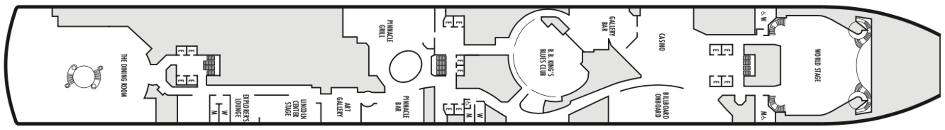 Deck 2 - Lower Promenade