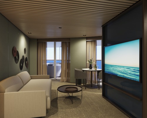 NCL Norwegian Prima The Haven Aft-Facing Owner's Suite with Master Bedroom & Large Balcony 2.jpg