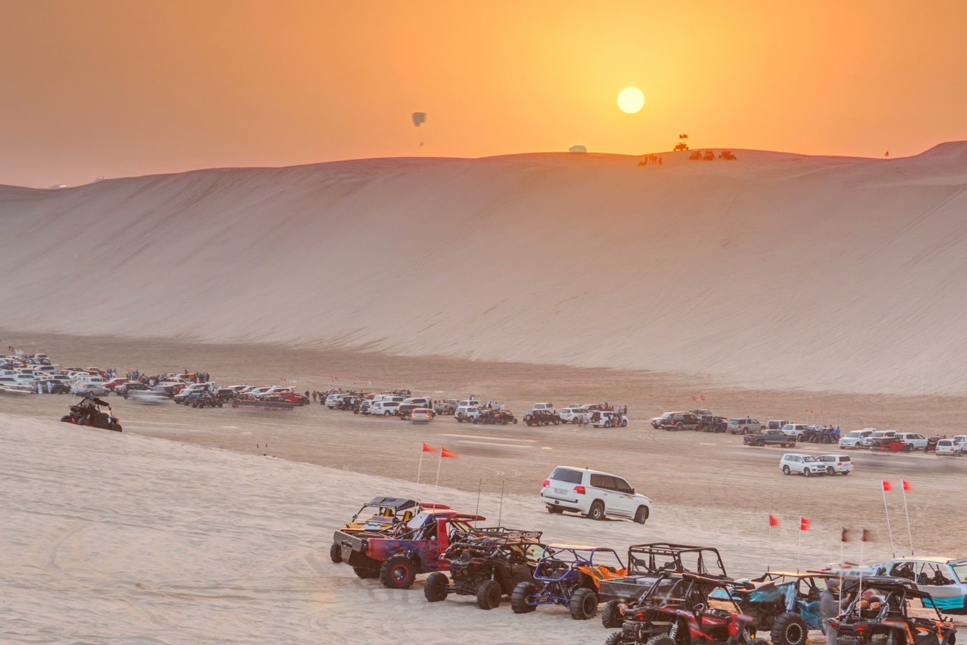 Dune bashing in Qatar