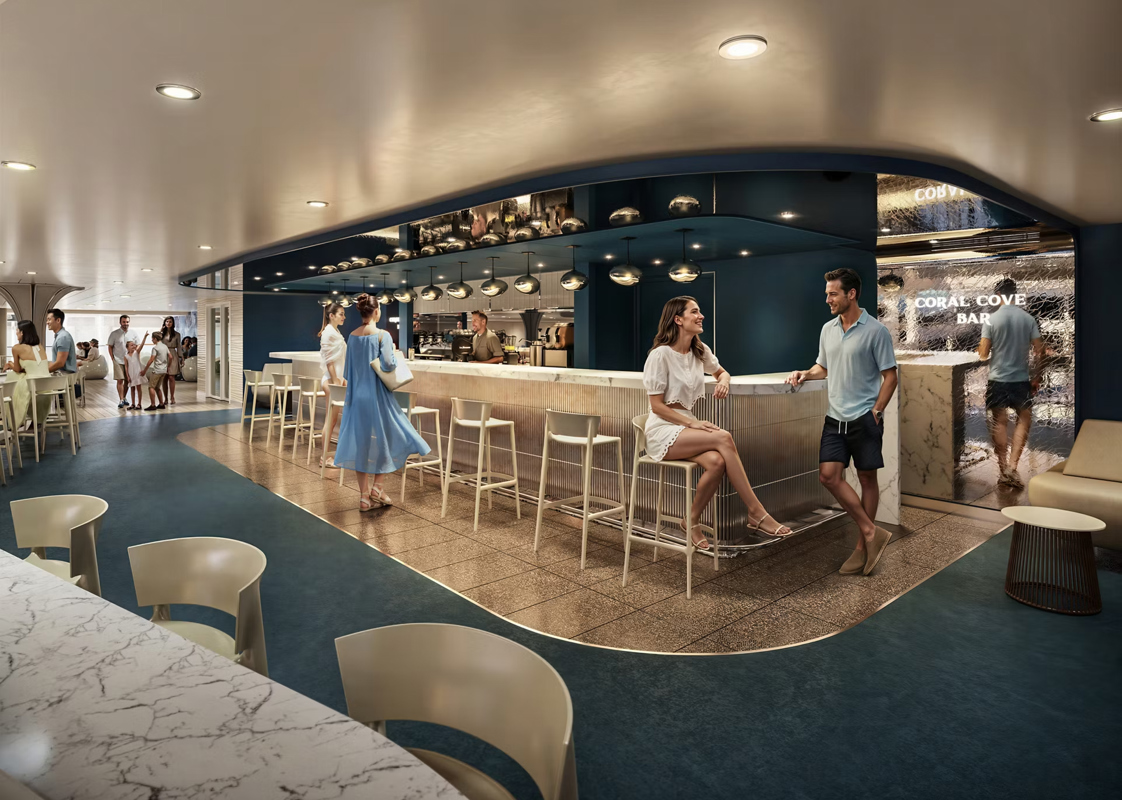 Msc Cruises Msc World Asia Coral Cove Bar Rendering