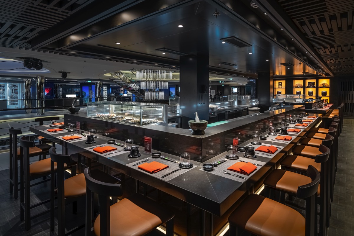 Msc Cruises Msc World Europa Kaito Sushi Bar   Ivan Sarfatti 2