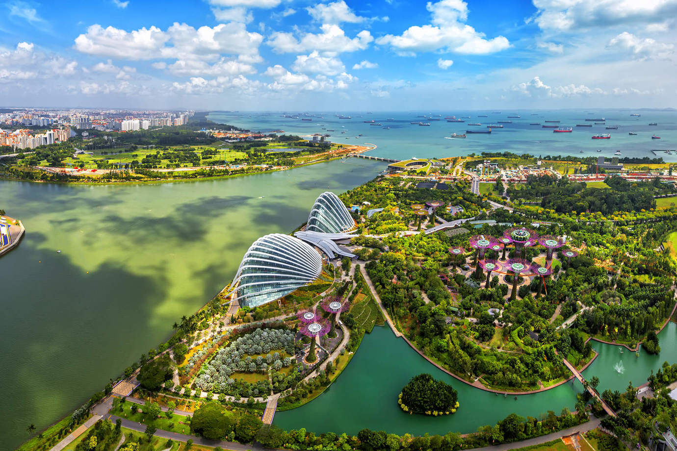 Gardens By The Bay From Above