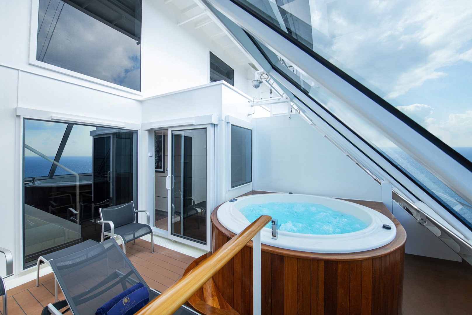 MSC Yacht Club Duplex Suite with Whirlpool
