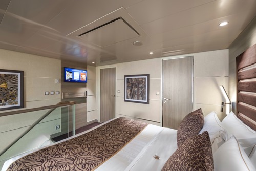 MSC Yacht Club Duplex Suite with Whirlpool