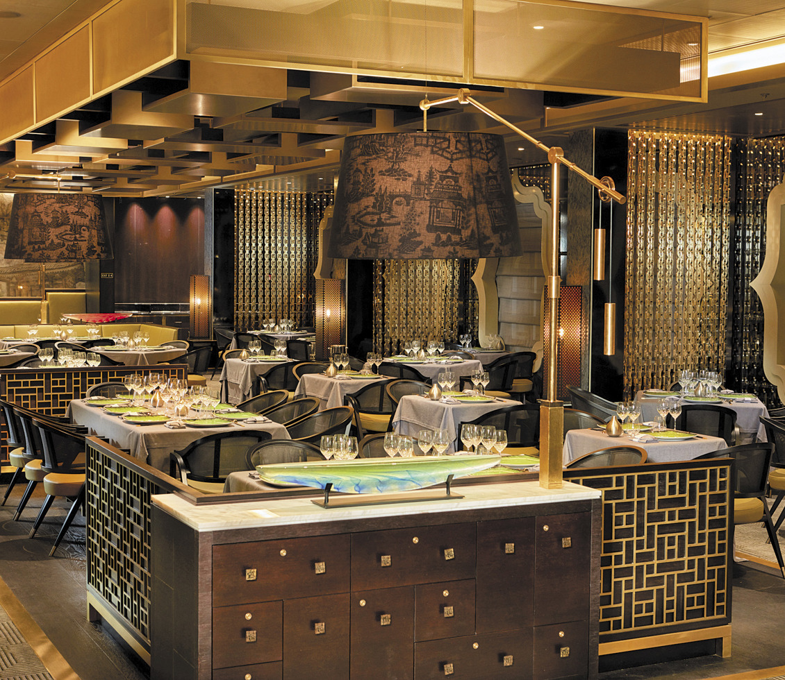 A photo of Regent Seven Seas' EXPLORER Pacific Rim - offering Pan-Asian cuisine for guests onboard. 
