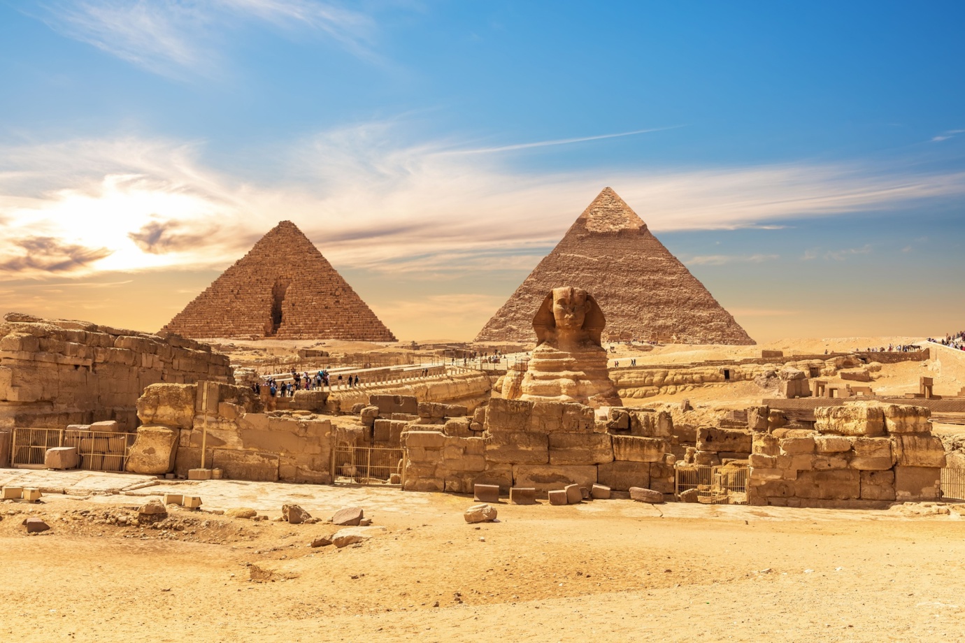 Pyramids of Giza and the Great Sphinx