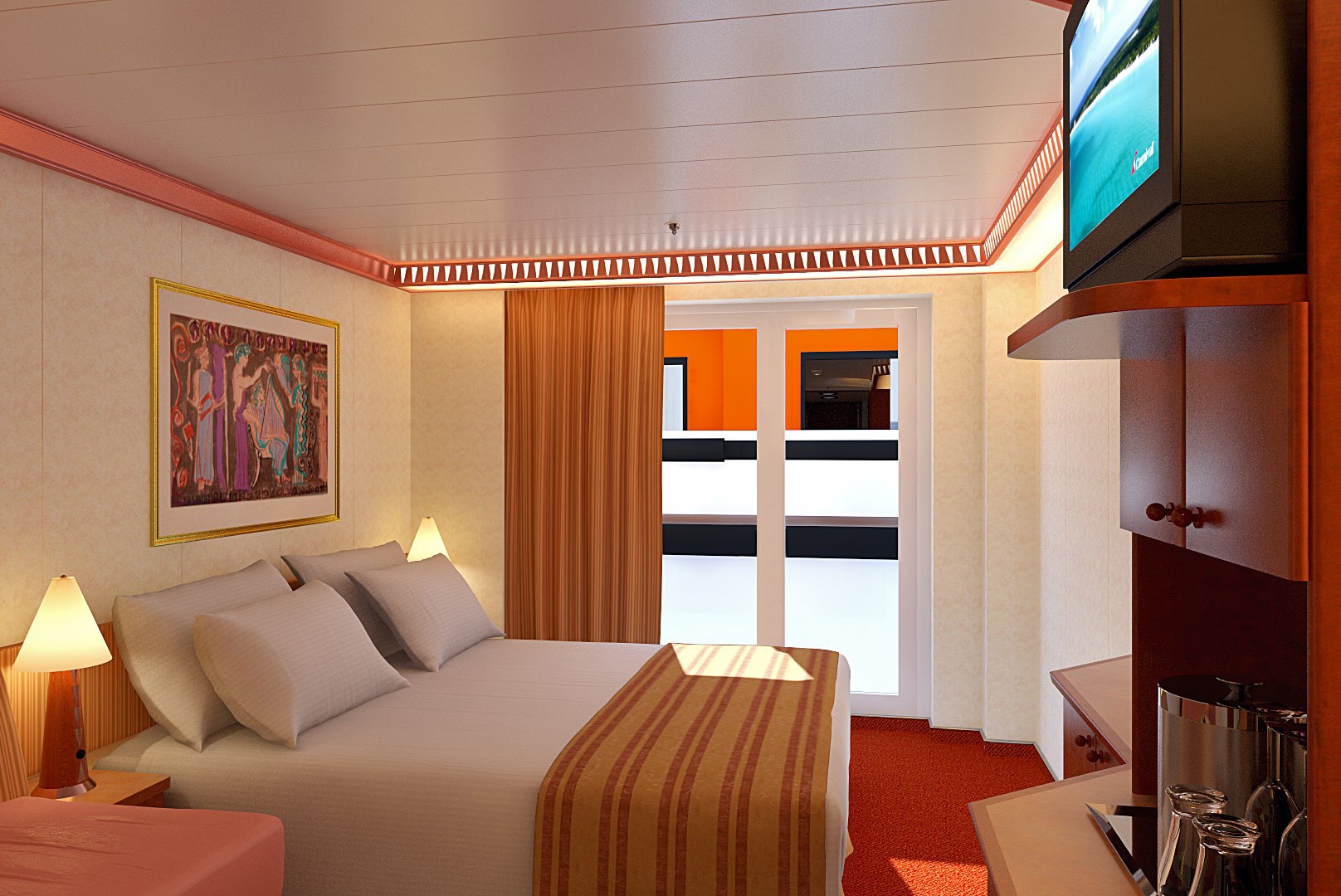 Interior with Window (Obstructed View)