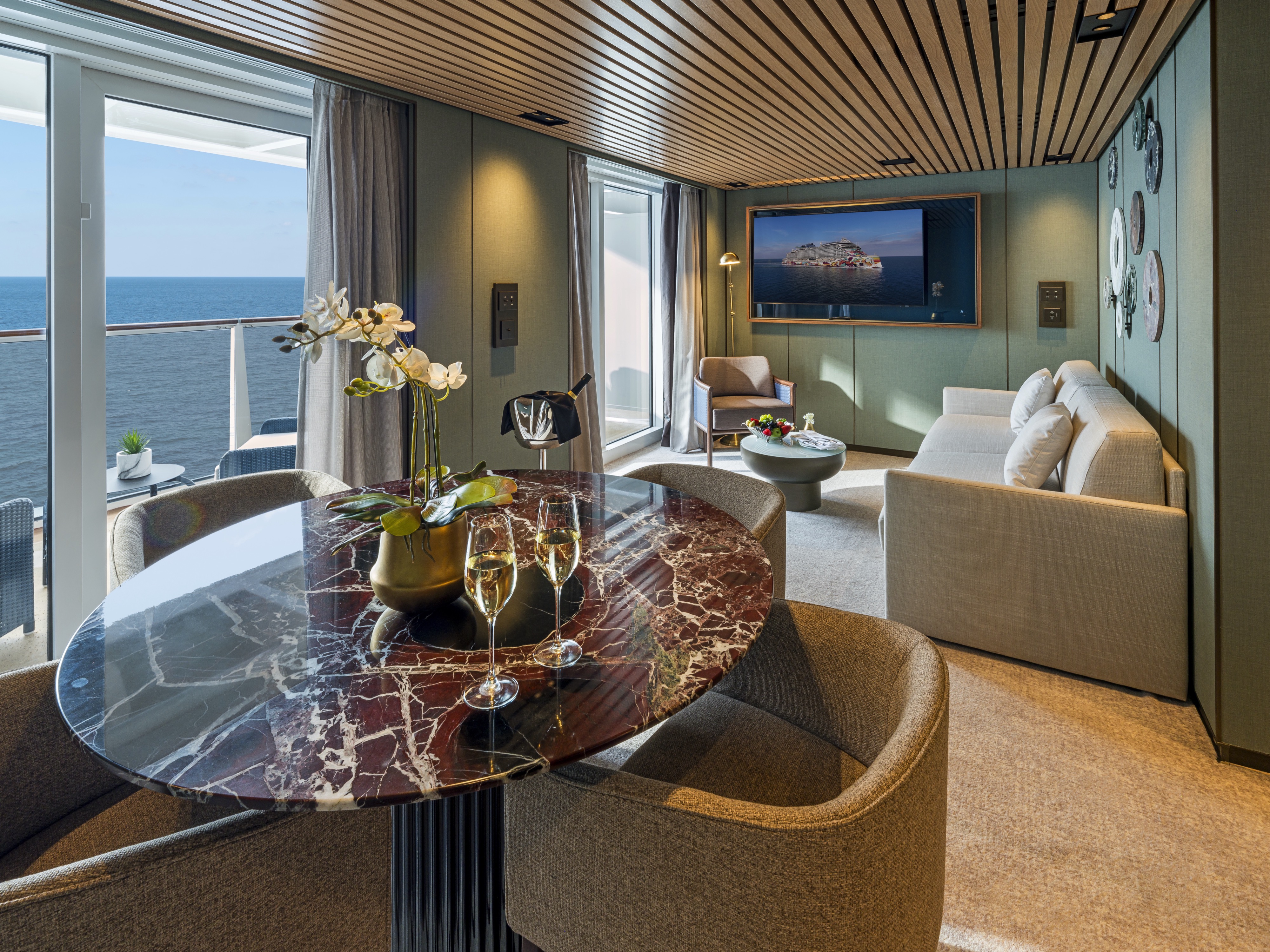 The Haven 2-Bedroom Duplex Suite with Large Balcony
