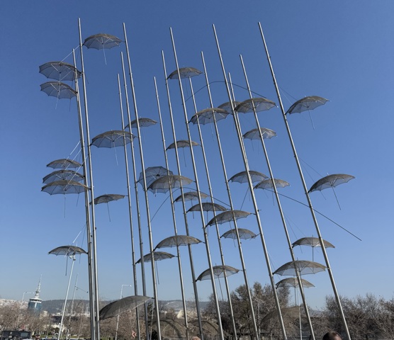 Umbrella Sculpture