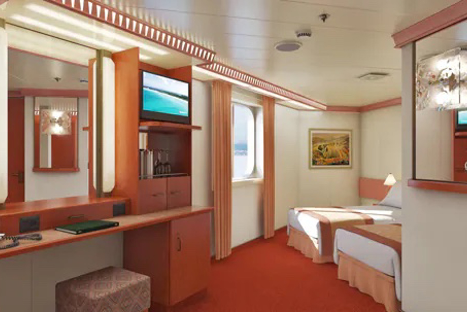 Interior with Picture Window (Walkway View)