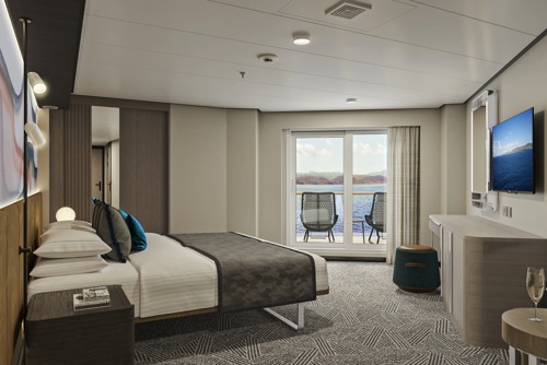 Aft-Facing Suite with Large Balcony